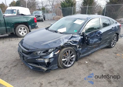 2020 Honda Civic Ex z USA, uszkodzony, nr VIN 19XFC1F33LE009506